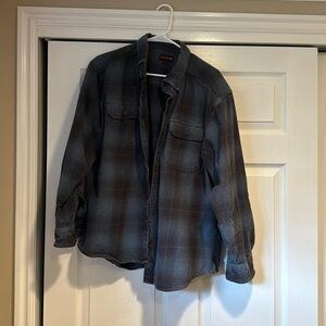 Wolverine Blue Plaid Button-up